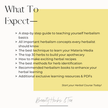 Load image into Gallery viewer, Herbal Blending Course