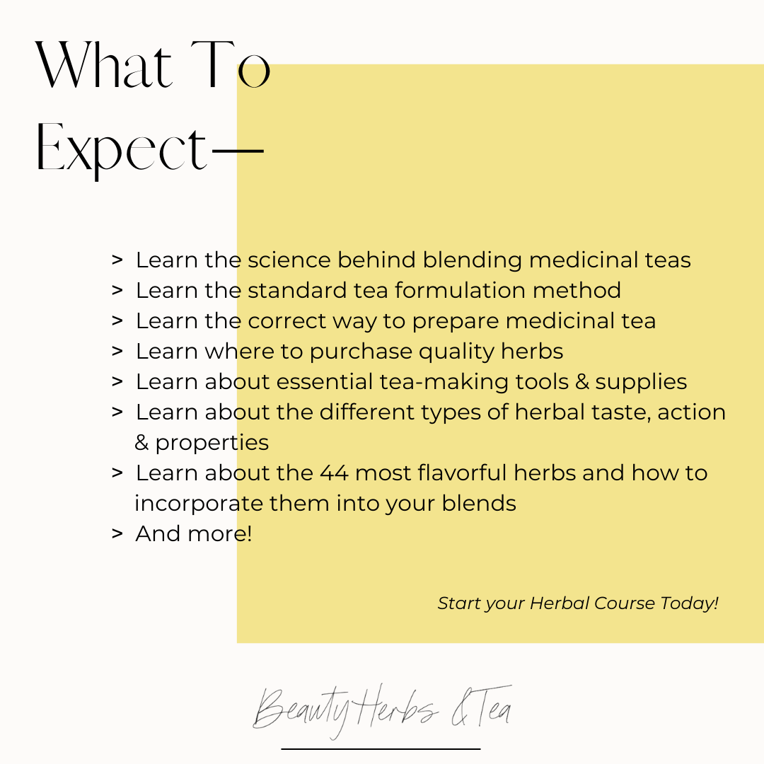 How To Blend Herbal Teas – Beauty Herbs & Tea